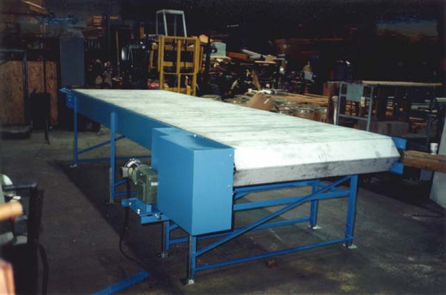 Armorbelt is a heavy duty, steel belt conveyor.