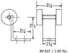Wheel Stop (Cantilever Rail)