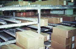 Cartonflo storage racks