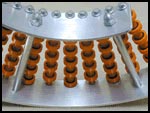 Trackwheel for conveyor curves and bends