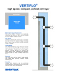 Vertiflo high speed vertical conveyor brochure.