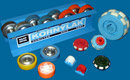 Kornylak manufactures conveyor wheels, omni directional wheels, powered wheels, bi directional wheels, plastic wheels, and gravity flow wheels.