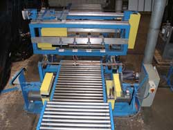 Kornylak offer roller conveyors for product run out. Click to enlarge.