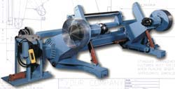 Kornylak offers shaft-less unwind stands that minimize downtime between rolls, which gives you hours more production time daily. Click to enlarge.