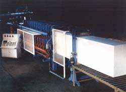 Block Molded expanded polystyrene insulation machines for fabricating insulation panels of all types.