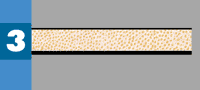 1 Flexible, 1 Rigid can be combined using rigid skins of butted sections of plywood, composition, cement board, gypsum, metal, etc., or continuous roll formed steel.