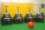 Team MINHO's football playing robots use Transwheels.