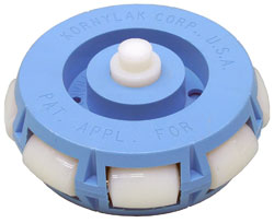 This Transwheel has an axle. Click to enlarge.