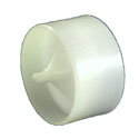 Mini-Wheel JWA100 lightweight, white carton flow wheel Click to enlarge..