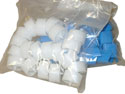 Mini-Wheel JWXA113 white wheels and brackets set (JWA100 + JWA101). Click to enlarge.