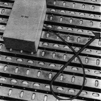 Powered Transrail is used as a powered transfer table.