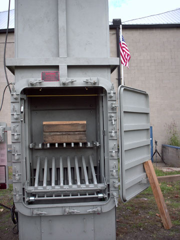 Here the Vertiflo� is unloaded in the downward direction.