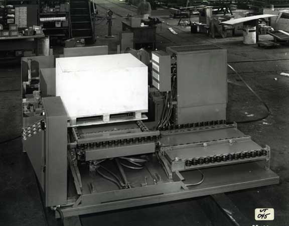 This is a 4,000 lb. auto pallet loader/unloader.