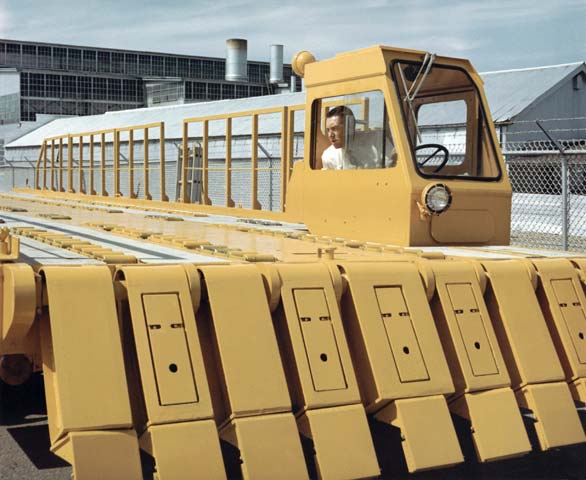 Front view of the cargo deck.
